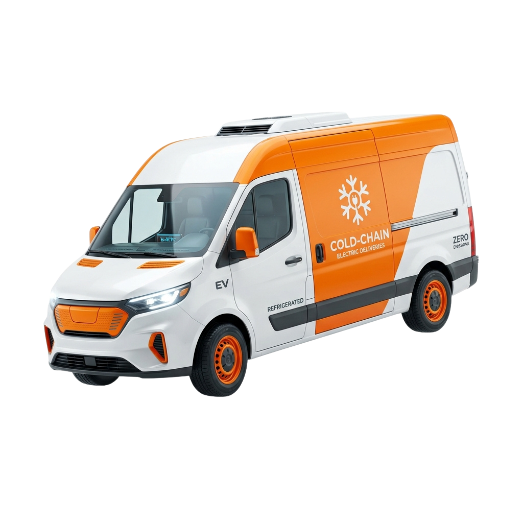 3D Cold-Chain Refrigerated Delivery Van